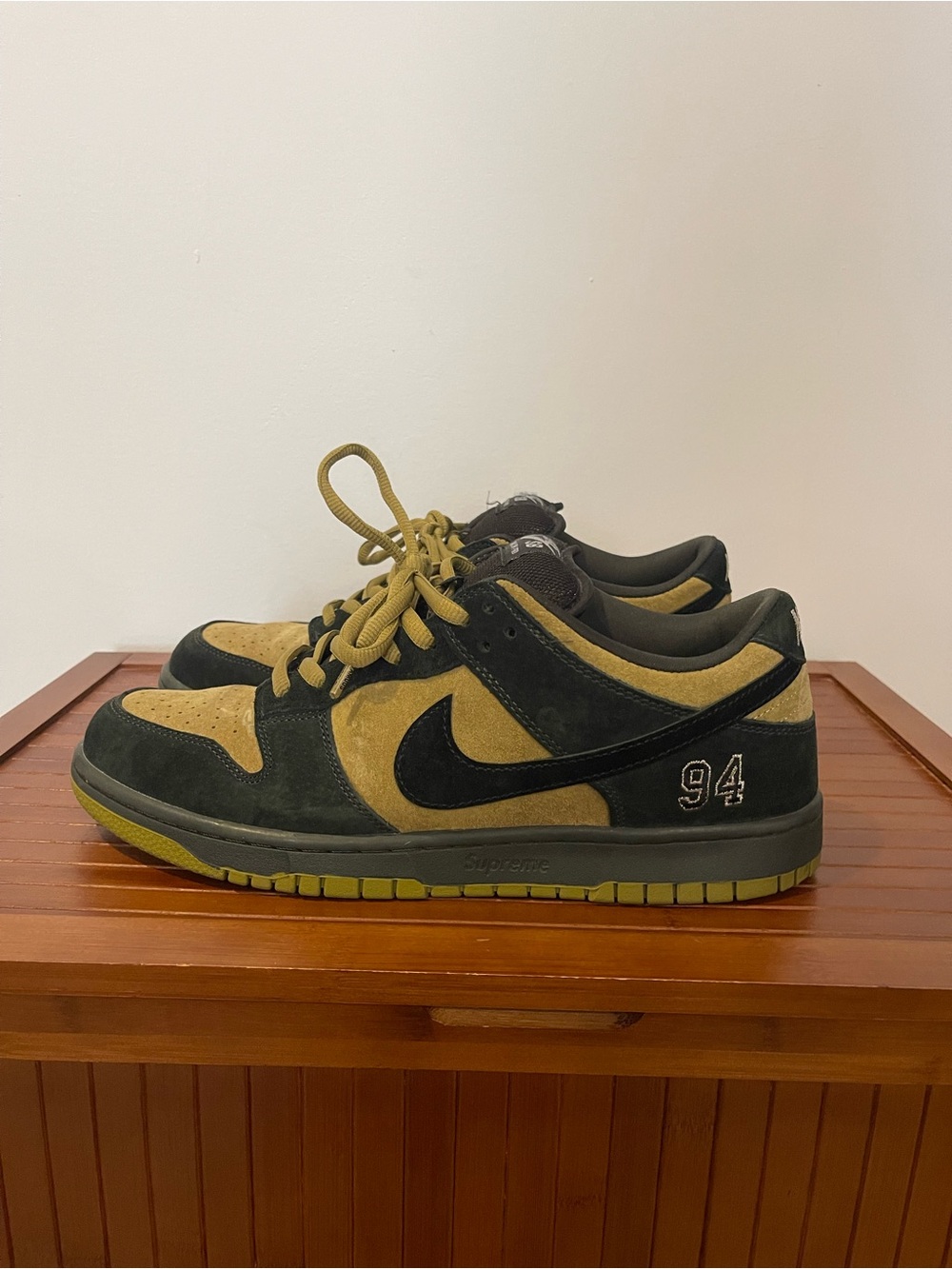 Nike SB Dunk Low Supreme 94 Camper Green M11